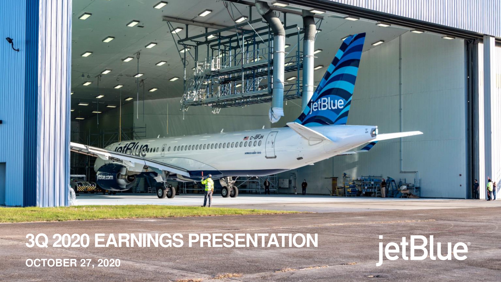 Jetblue — cover slide investment banking deck slide