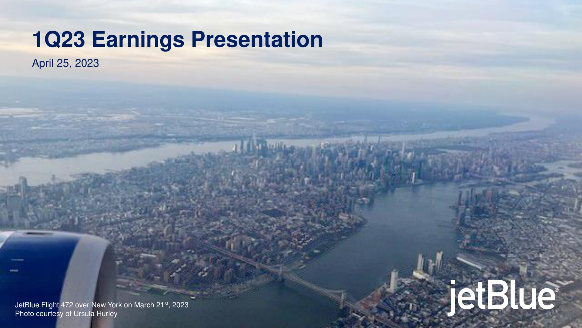 Jetblue — 1Q23 Earnings Presentation investment banking deck slide