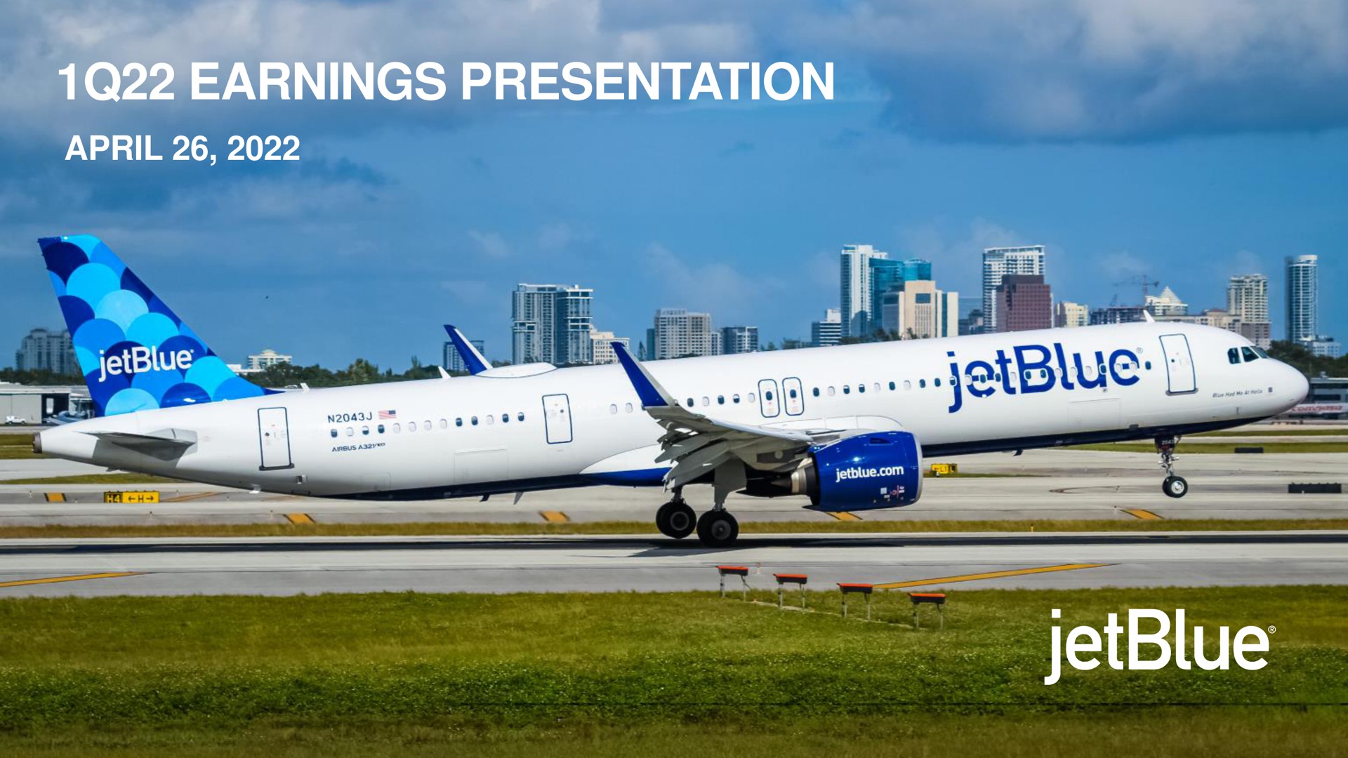 Jetblue — 1q22 Earnings Presentation investment banking deck slide