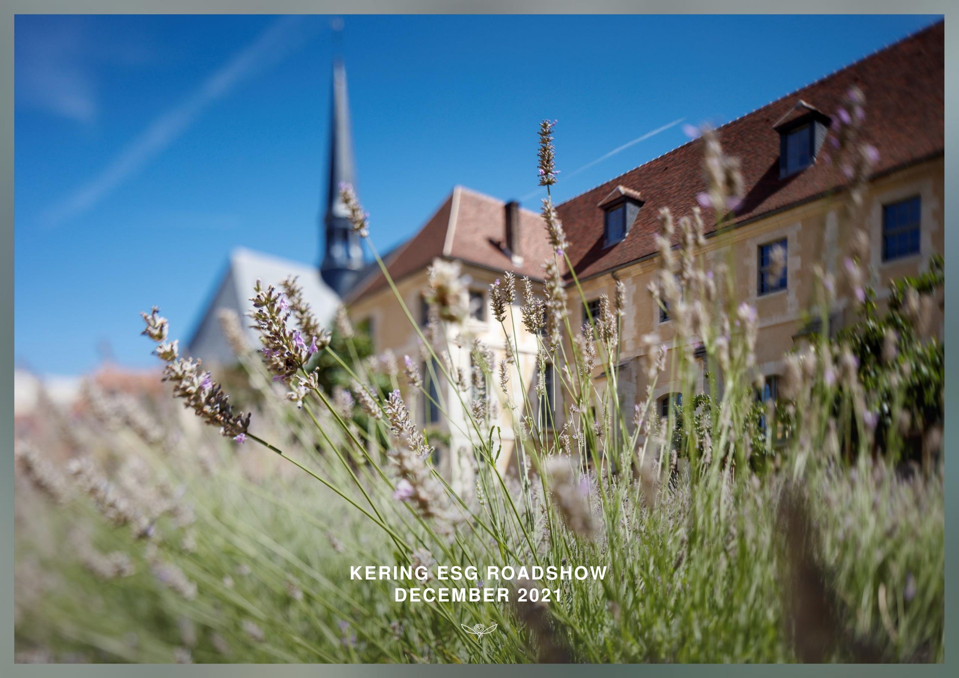 Kering — Cover Slide investment banking deck slide