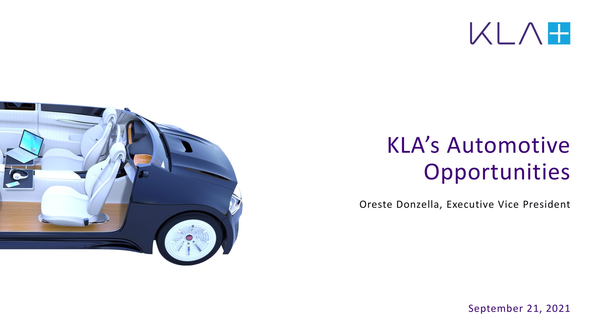 Kla — KLA’s Automotive Opportunities investment banking deck slide