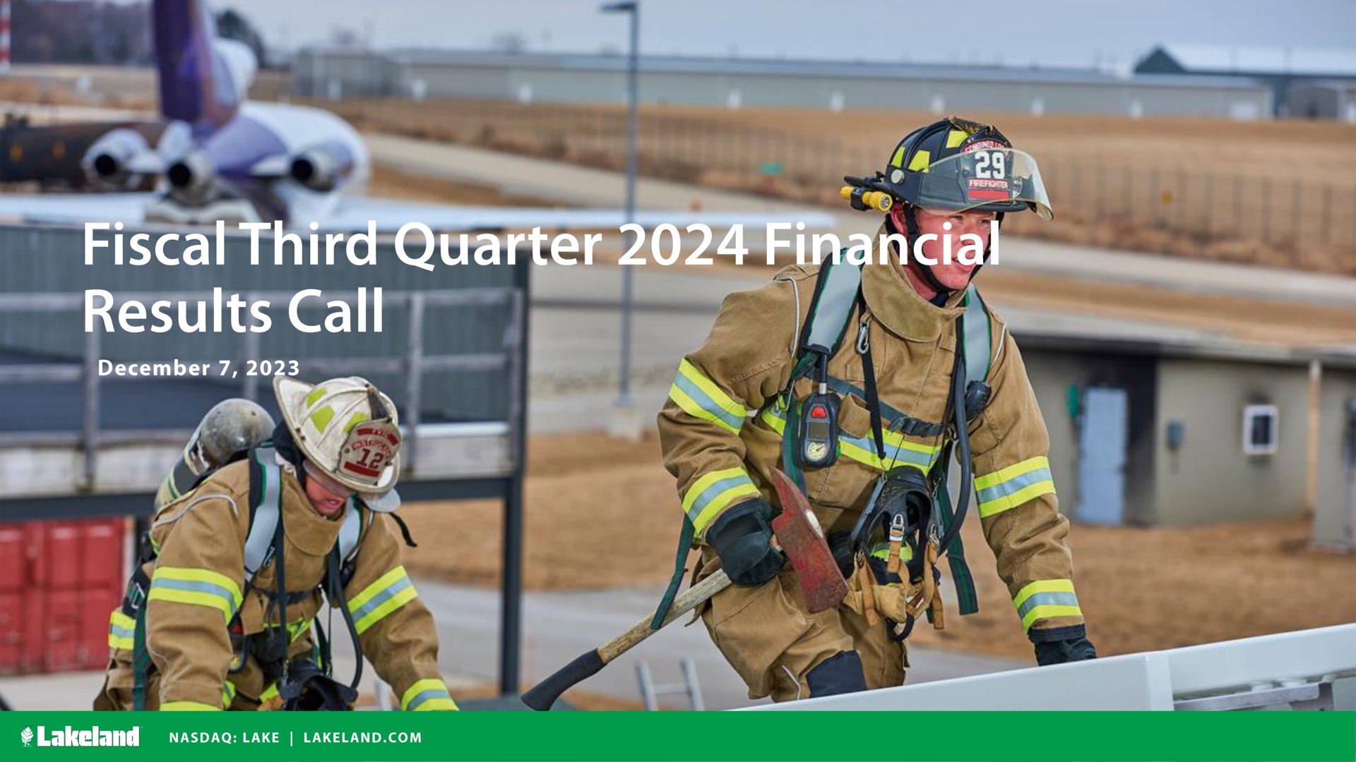 Lakeland Bancorp — Fiscal Third Quarter 2024 Financial Results Call investment banking deck slide