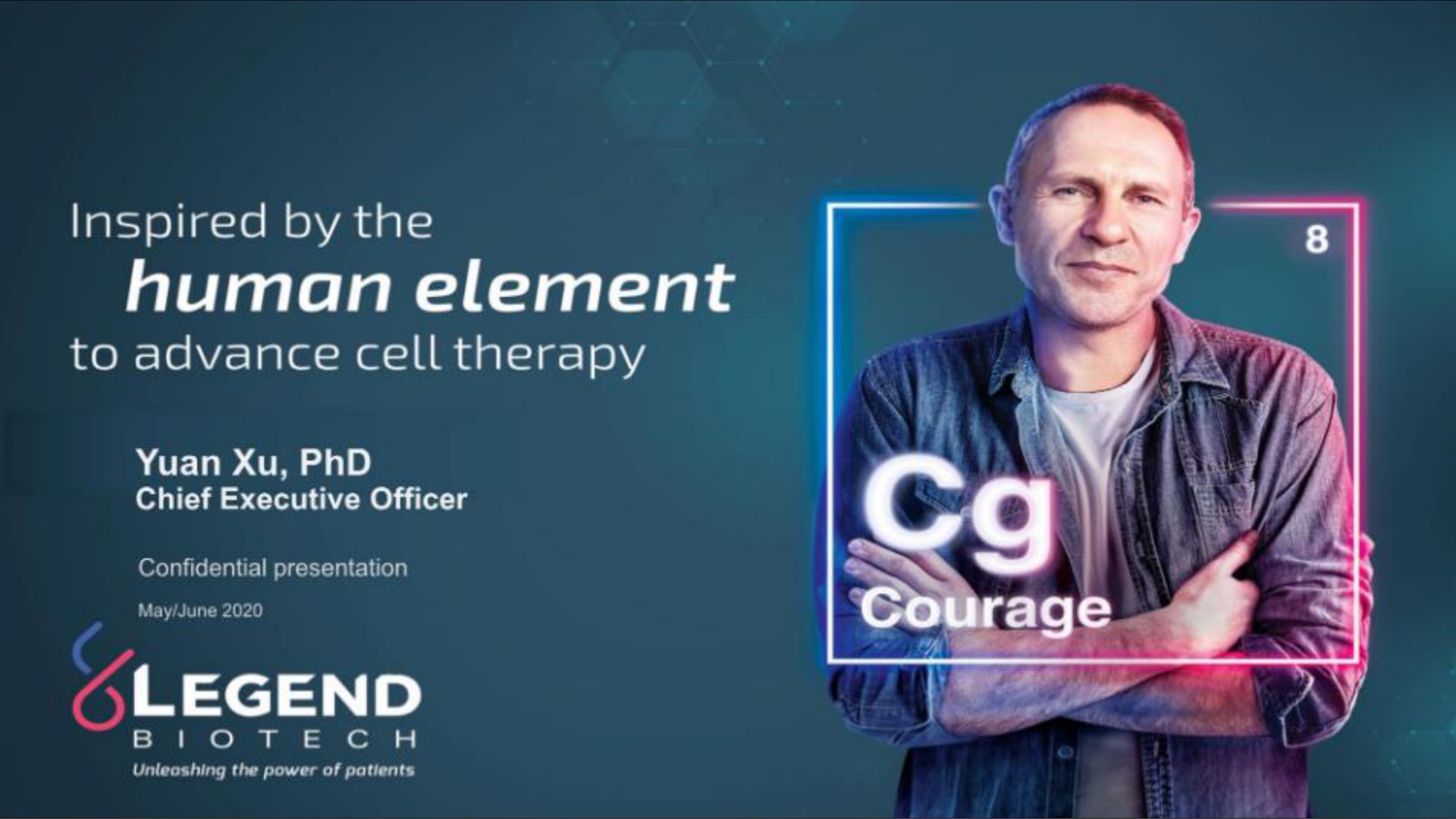 Legend Biotech — Inspired by the human element to advance cell therapy investment banking deck slide
