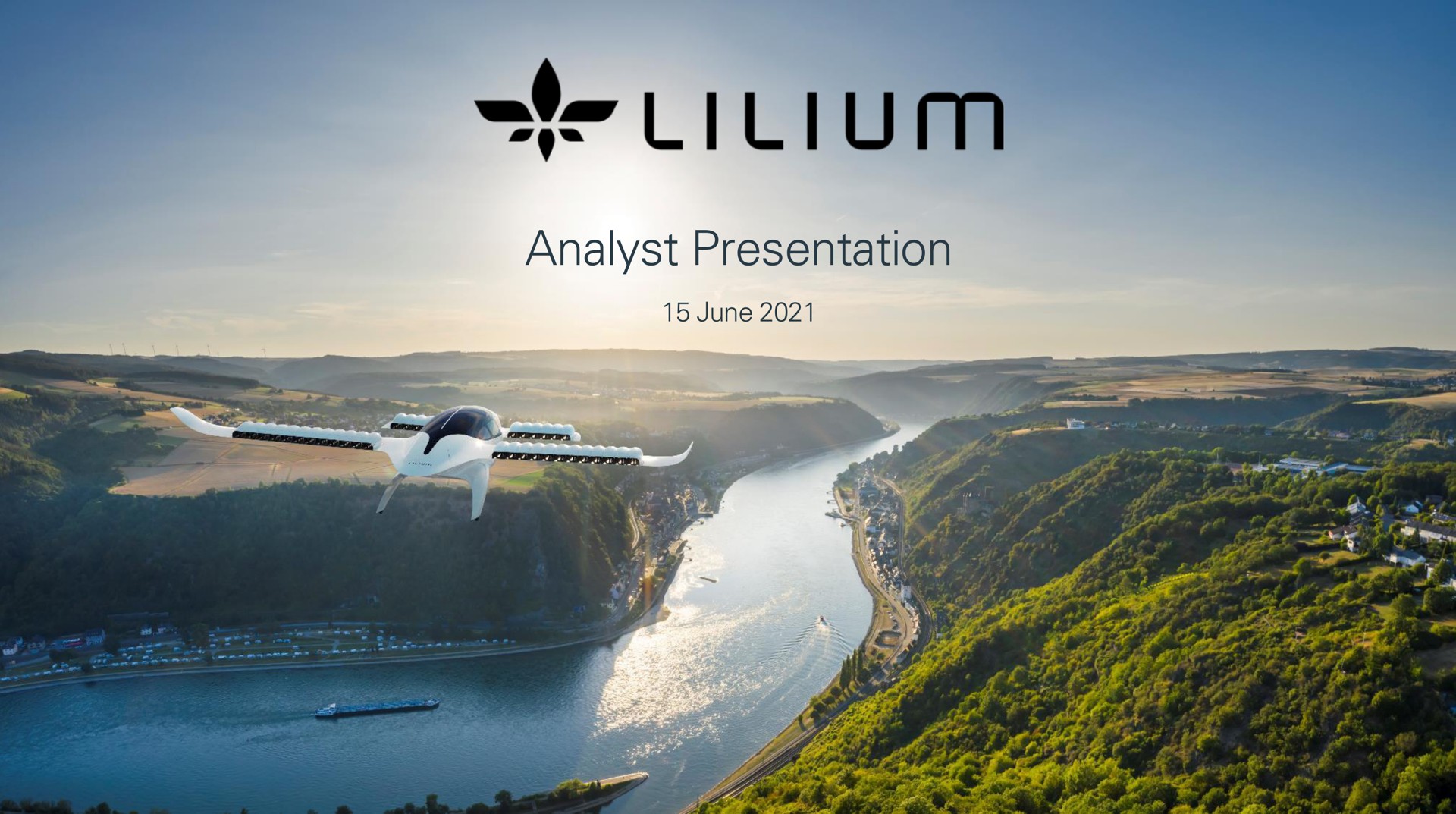 Lilium — Analyst Presentation investment banking deck slide