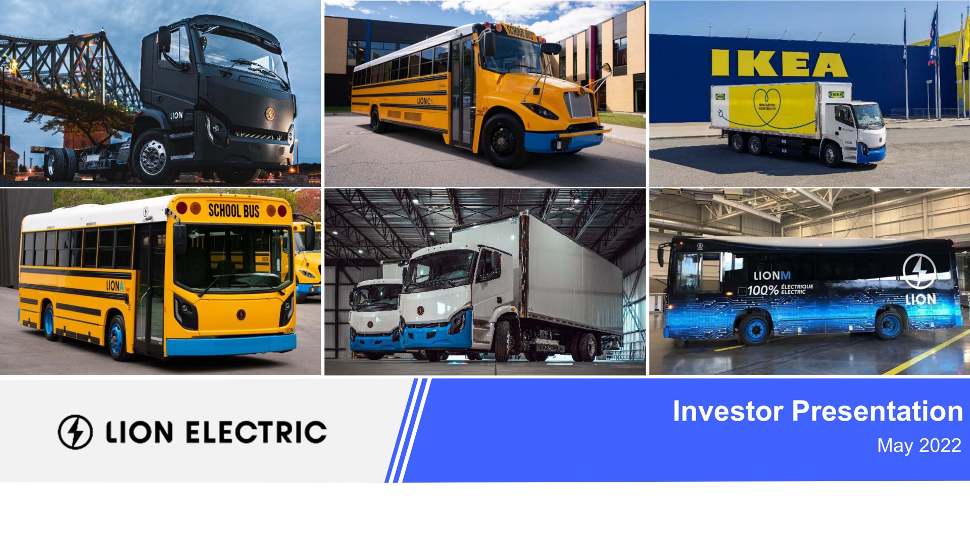 Lion Electric — Investor Presentation investment banking deck slide