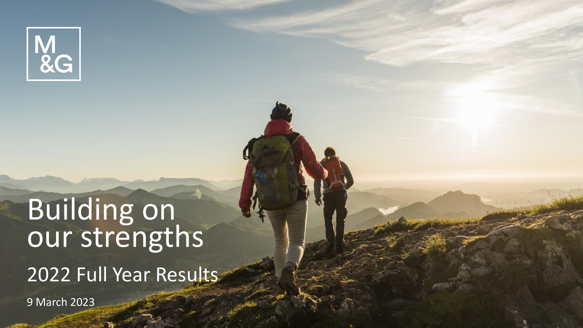 M G — Building on our strengths investment banking deck slide