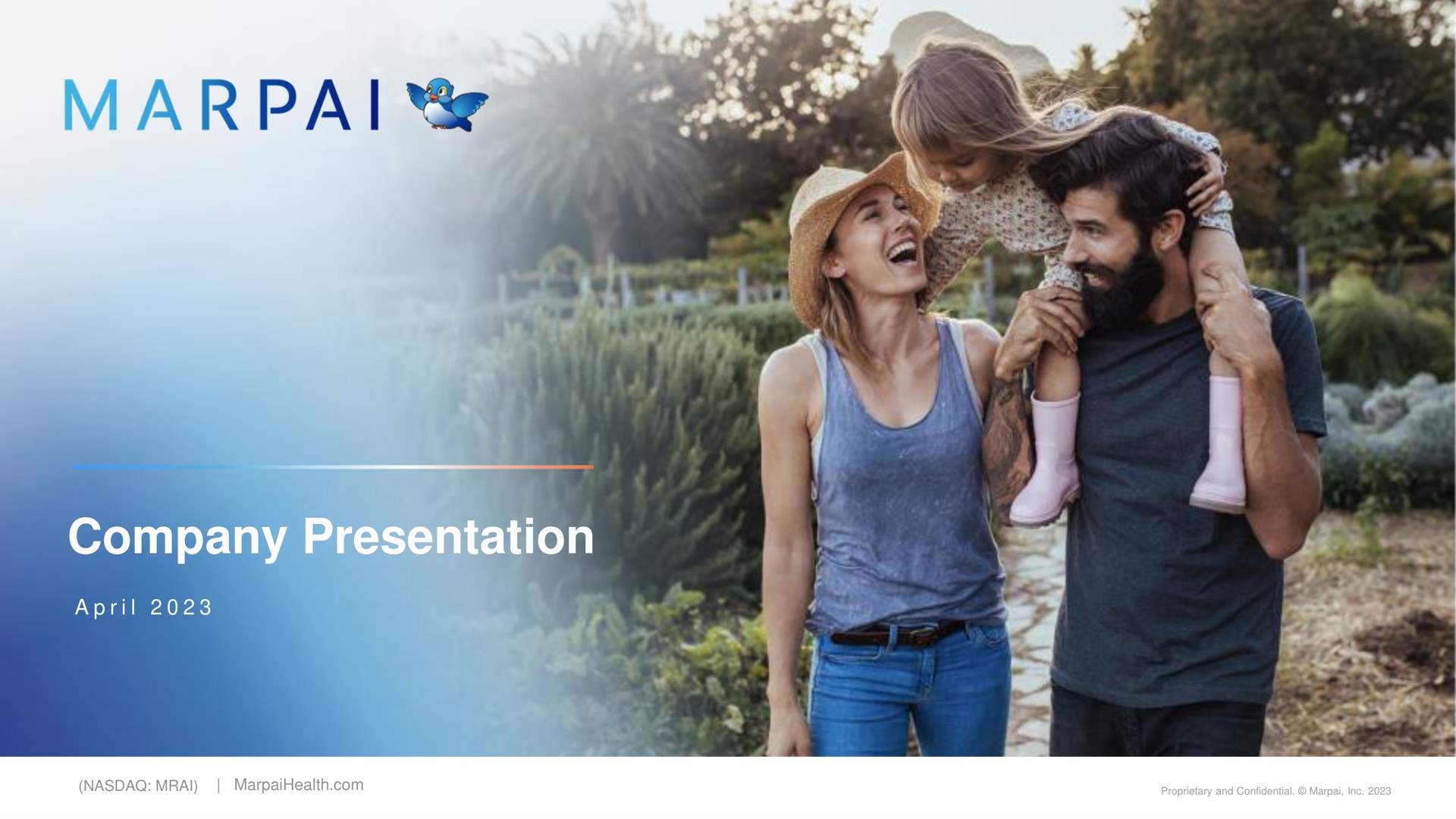 Marpai — Company Presentation investment banking deck slide