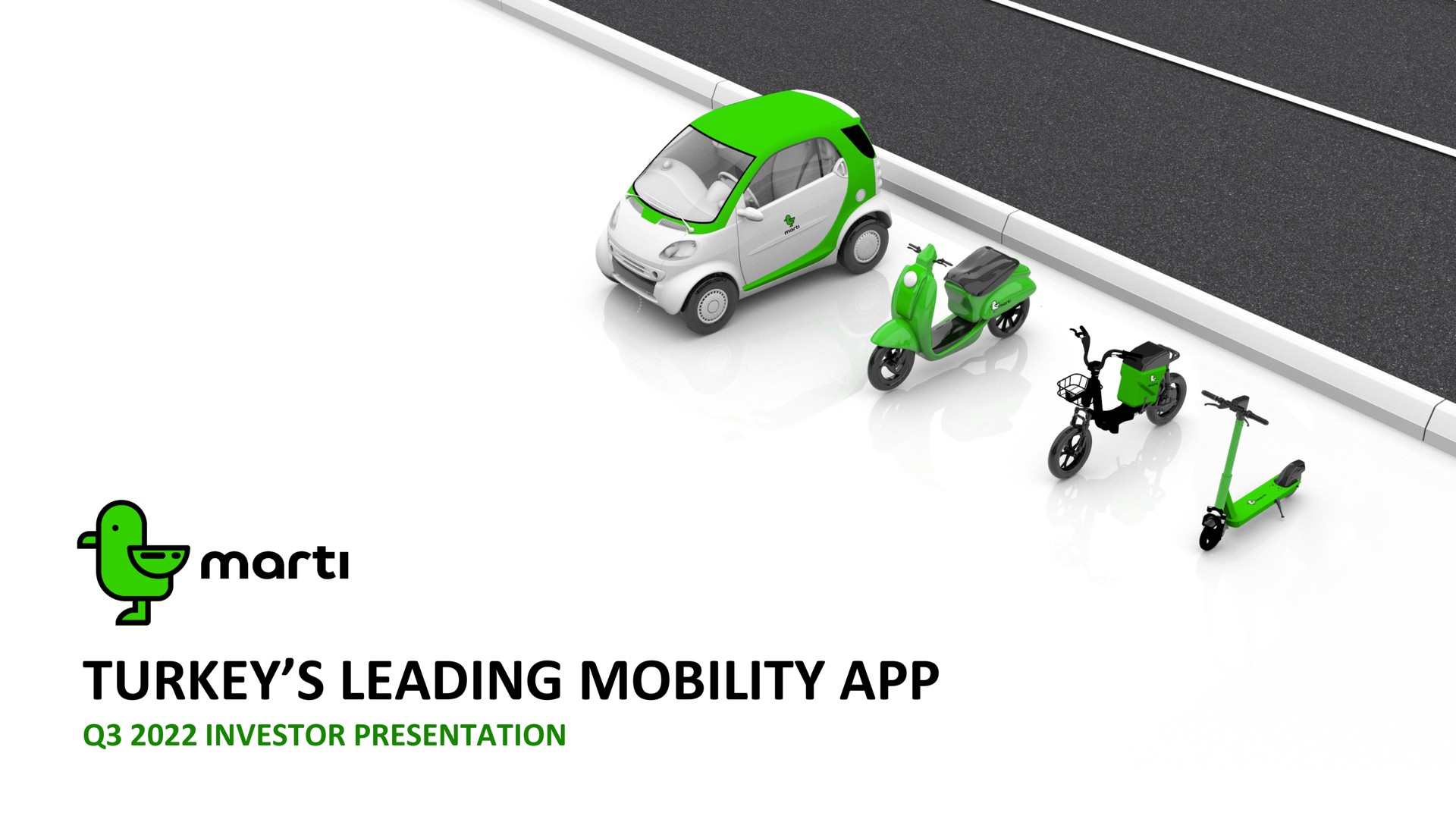 Marti — Turkey’s Leading Mobility App investment banking deck slide