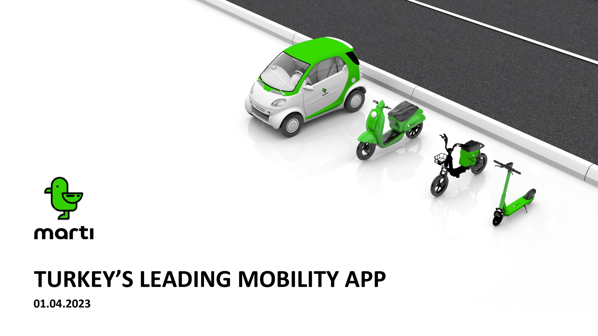 Marti — Turkey’s Leading Mobility App investment banking deck slide