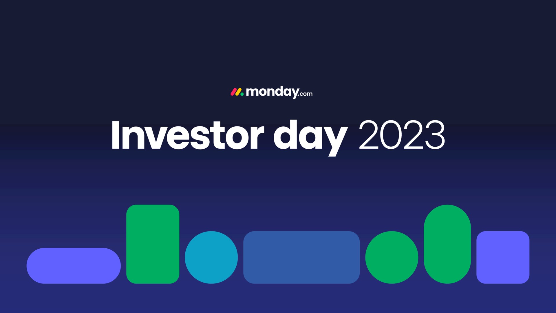 Monday Com — Investor day 2023 investment banking deck slide