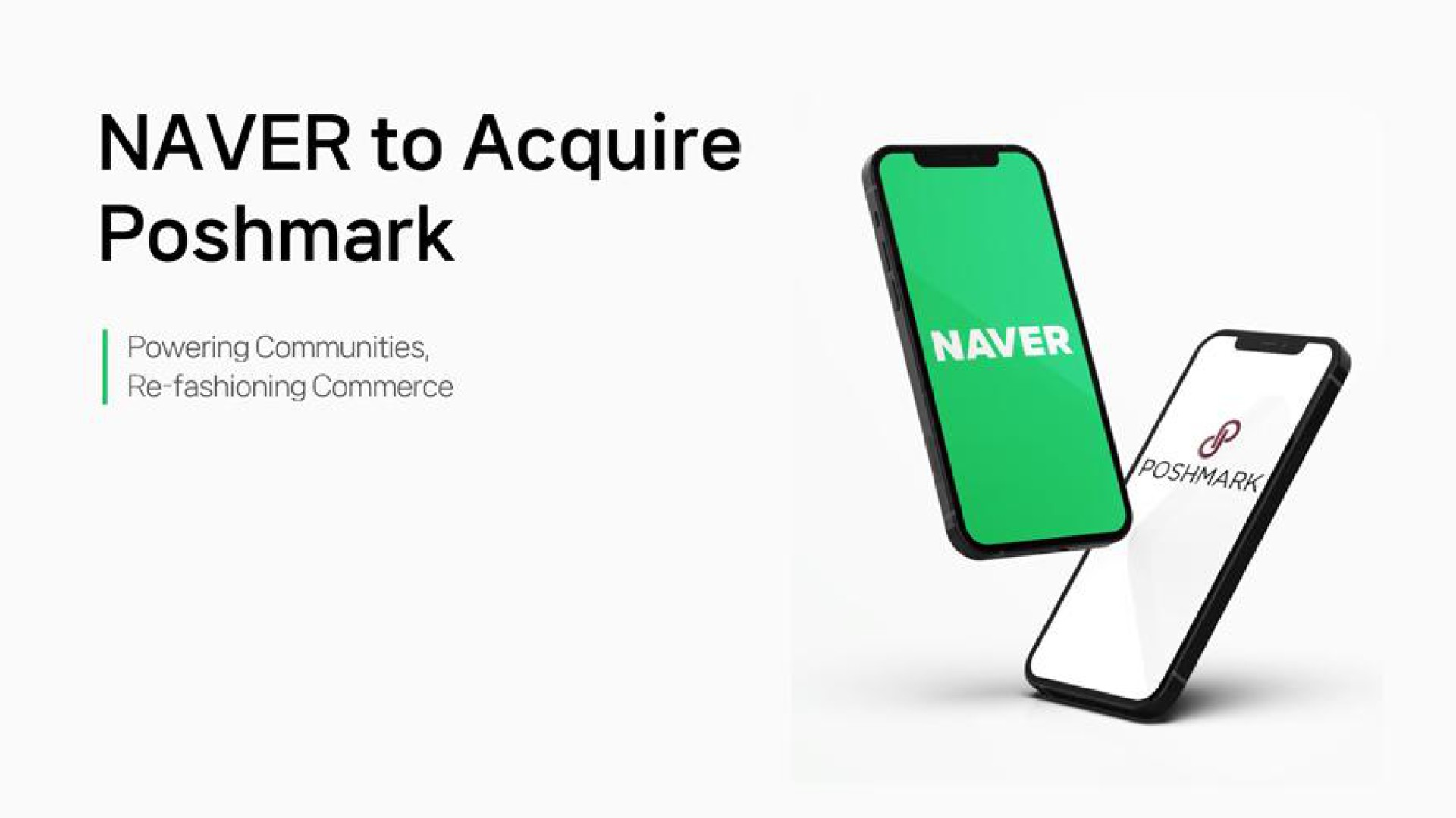 Naver — NAVER to Acquire Poshmark investment banking deck slide