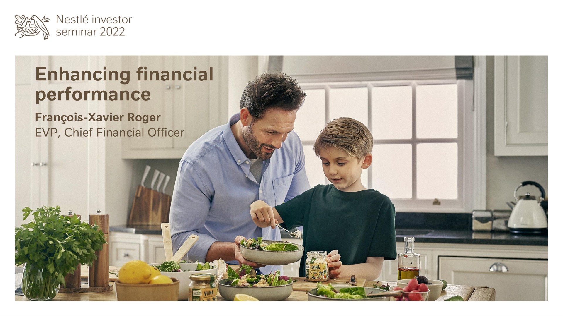Nestle — Enhancing financial performance investment banking deck slide