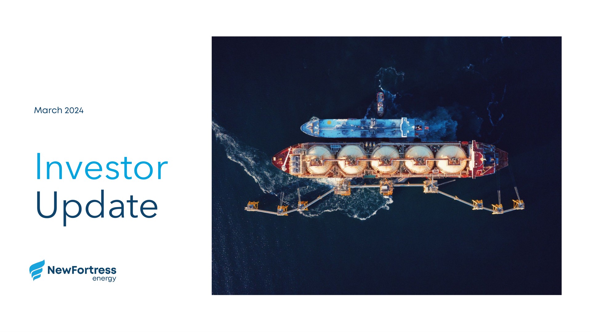 Newfortress Energy — Investor Update investment banking deck slide