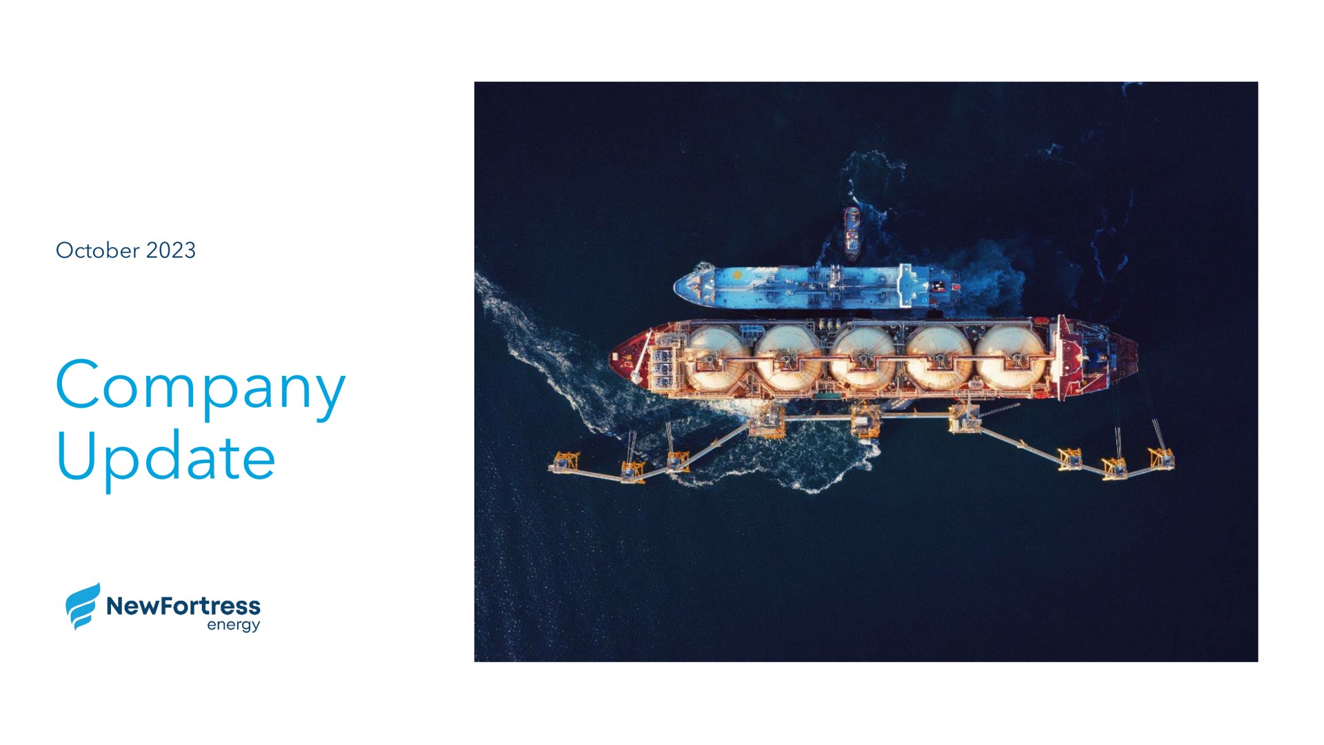 Newfortress Energy — Company Update investment banking deck slide