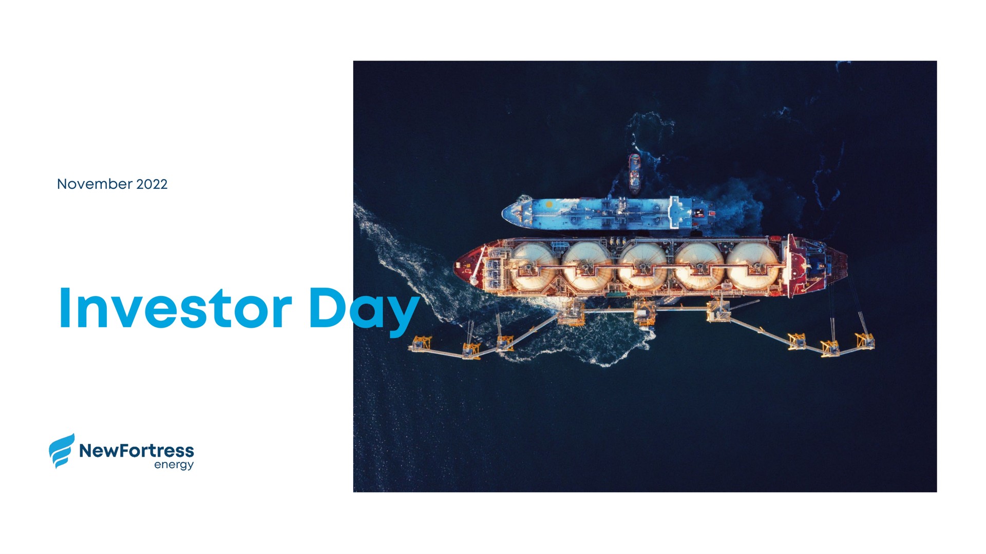 Newfortress Energy — Investor Day investment banking deck slide