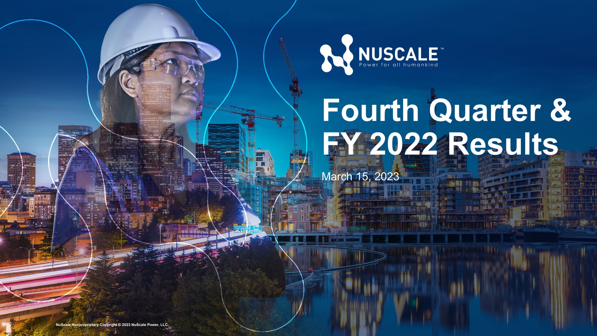 Nuscale — Fourth Quarter & FY 2022 Results investment banking deck slide