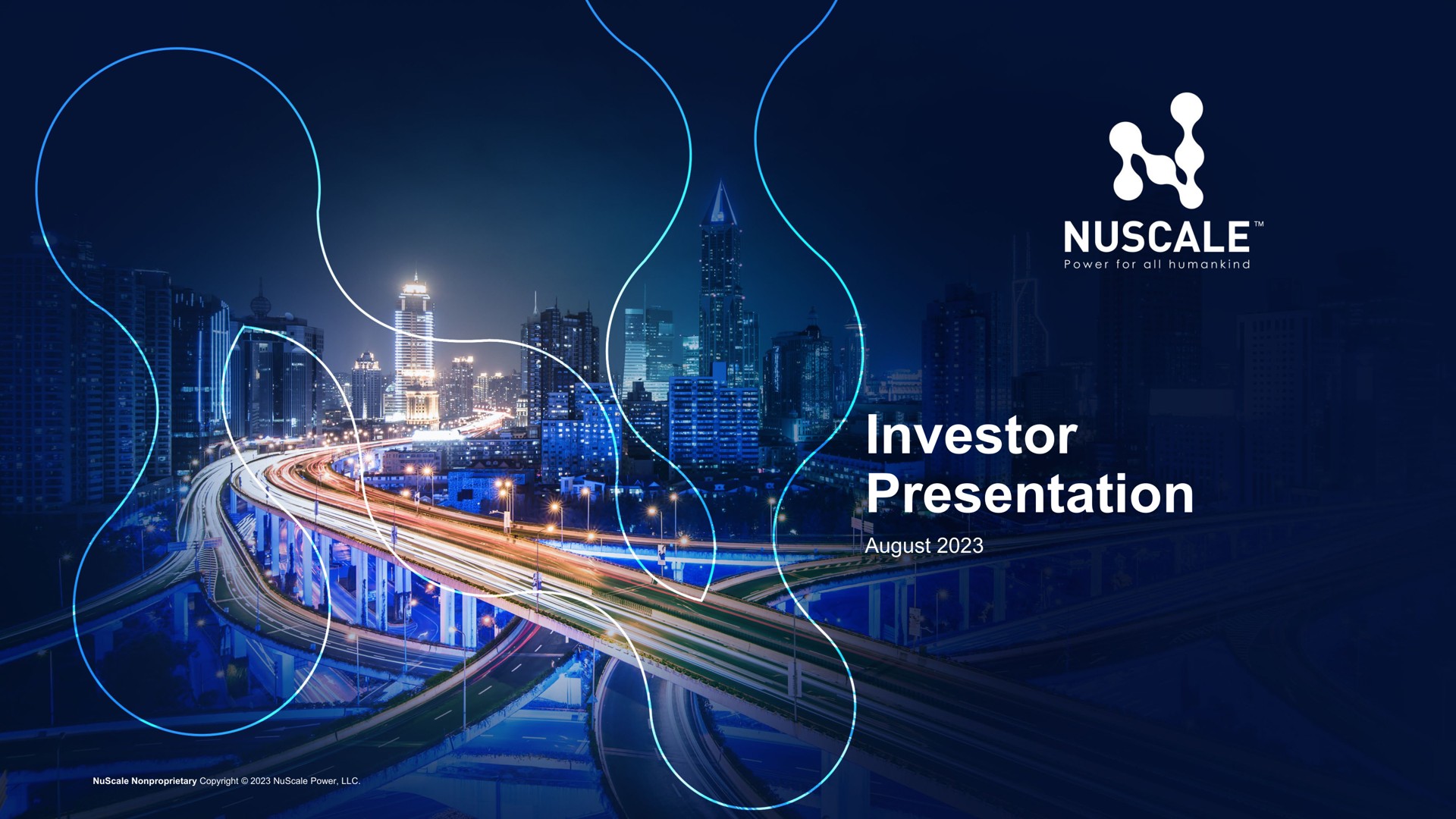 Nuscale — Investor Presentation investment banking deck slide