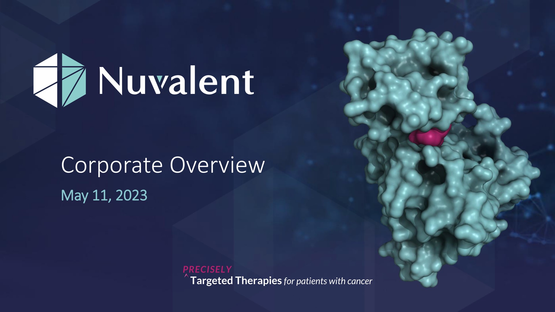 Nuvalent — Corporate Overview investment banking deck slide