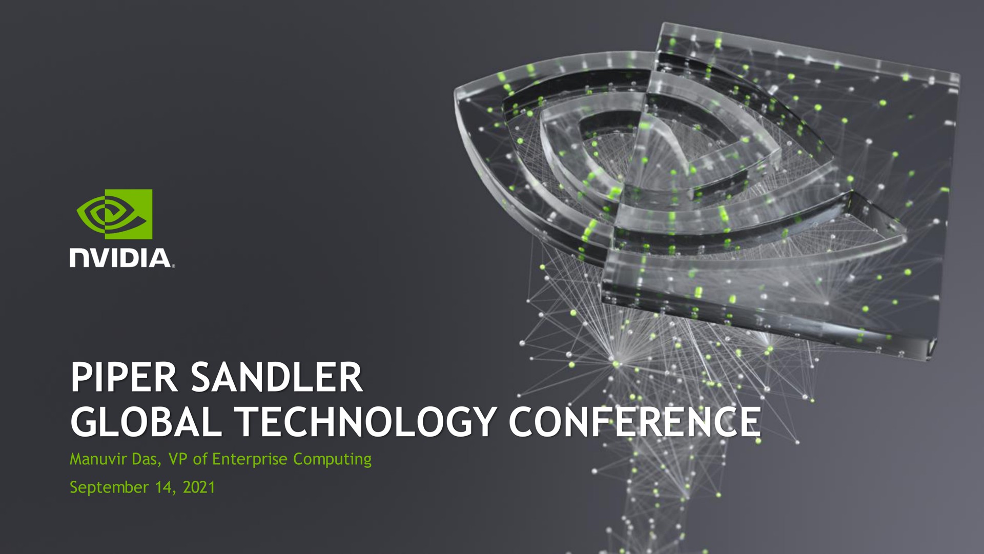 Nvidia — Piper Sandler Global Technology Conference investment banking deck slide