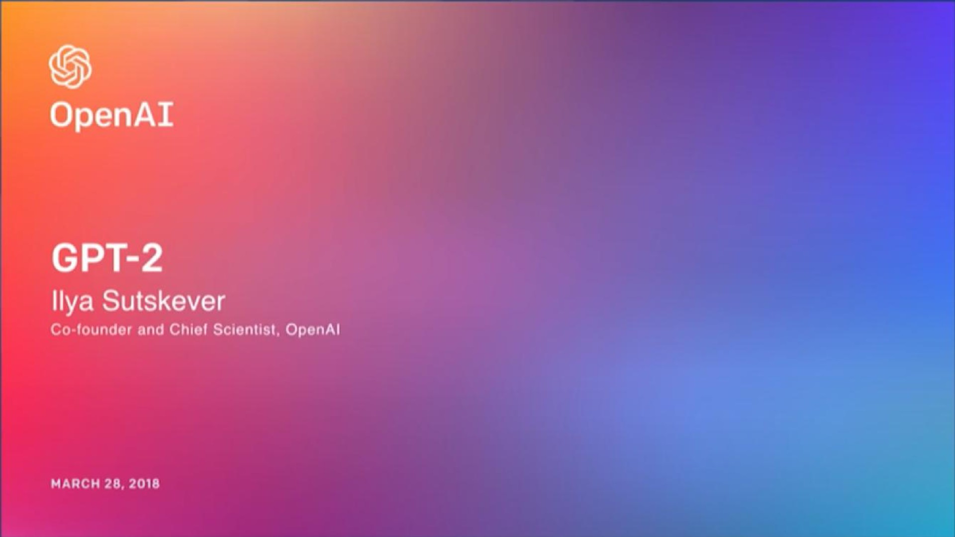 Openai — Gpt-2 investment banking deck slide