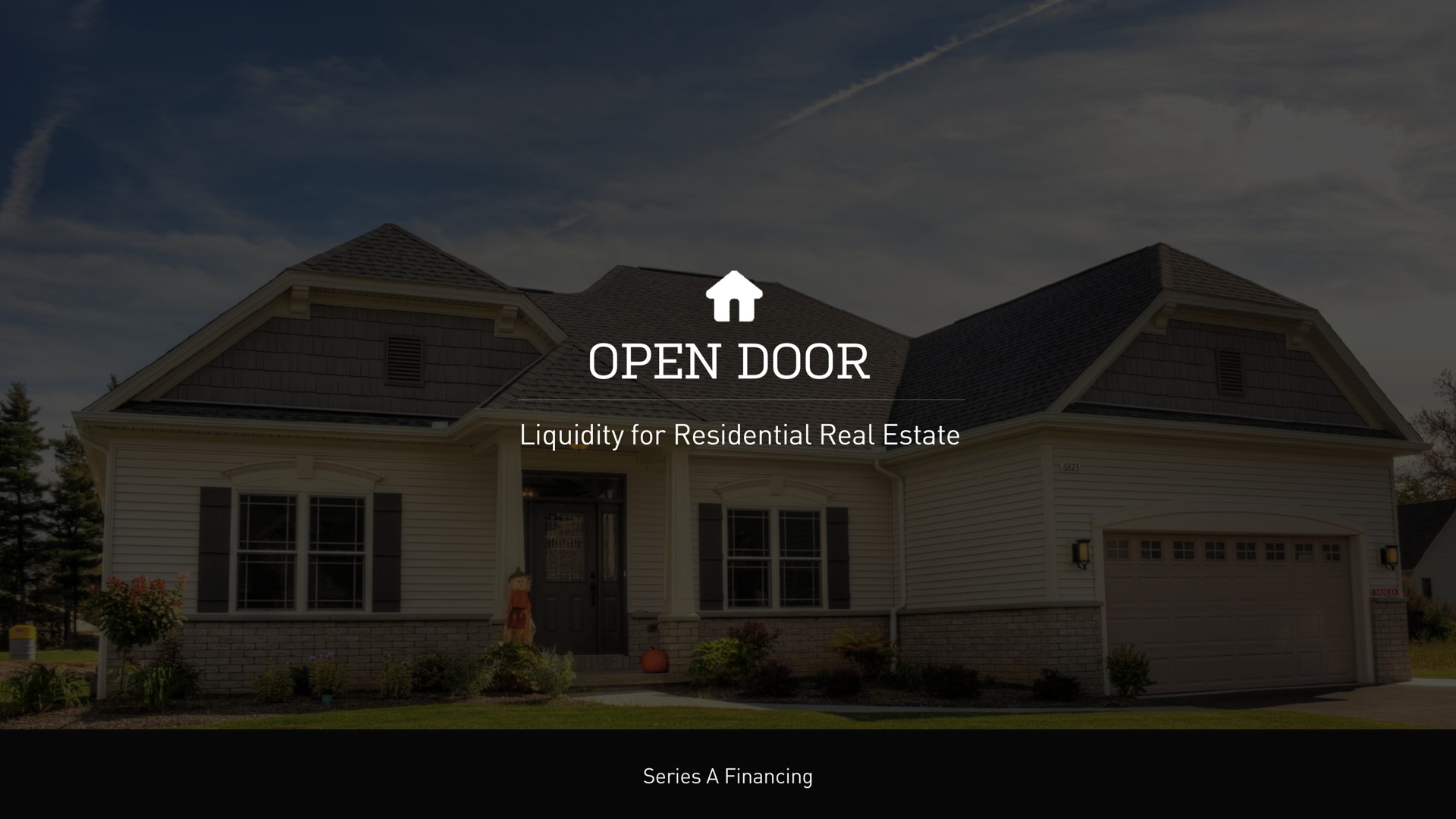Opendoor — Open Door investment banking deck slide