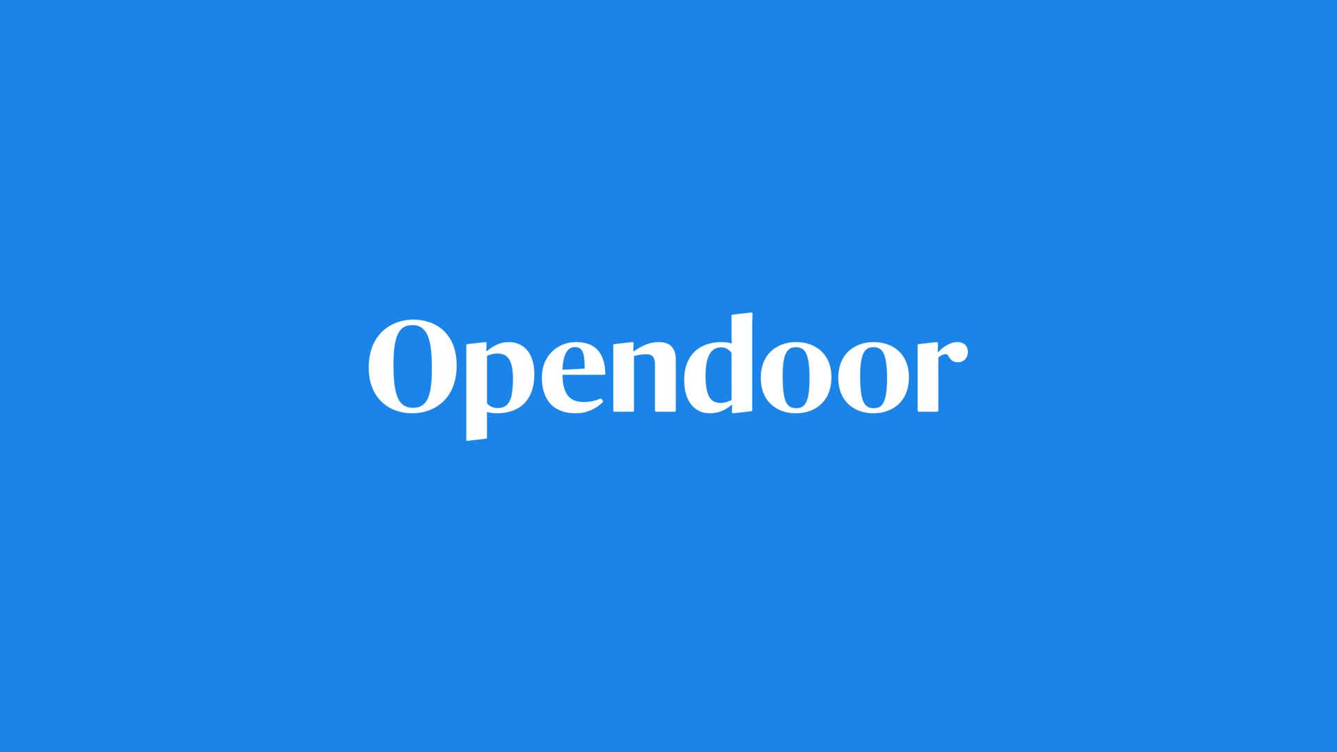 Opendoor investment banking deck slide