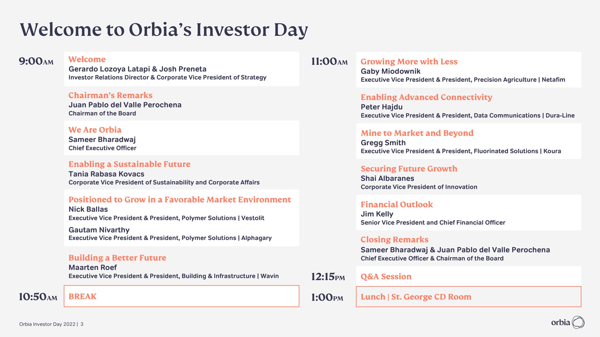 Timeline slide 3 from Orbia — Title Slide