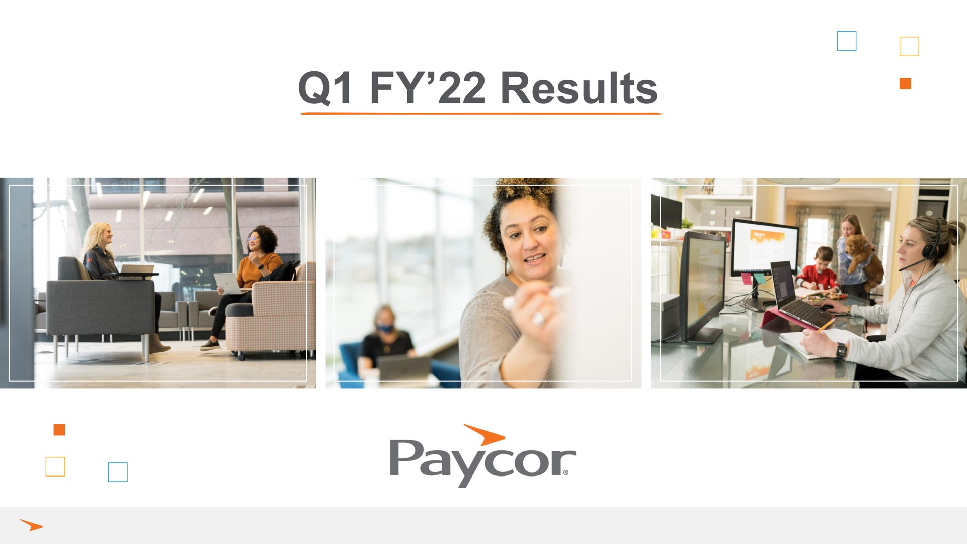 Paycor — Q1 FY’22 Results investment banking deck slide