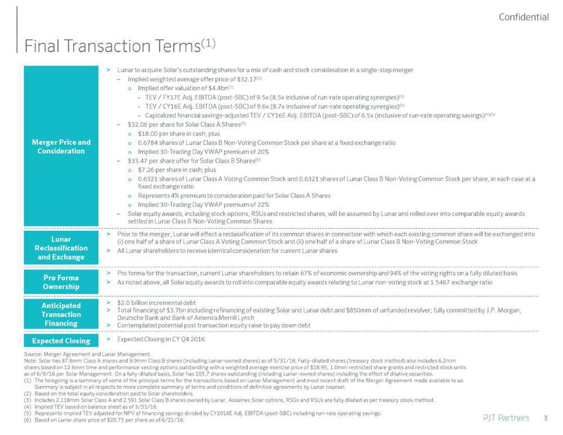 Table slide 4 from Pjt Partners — Project Galaxy