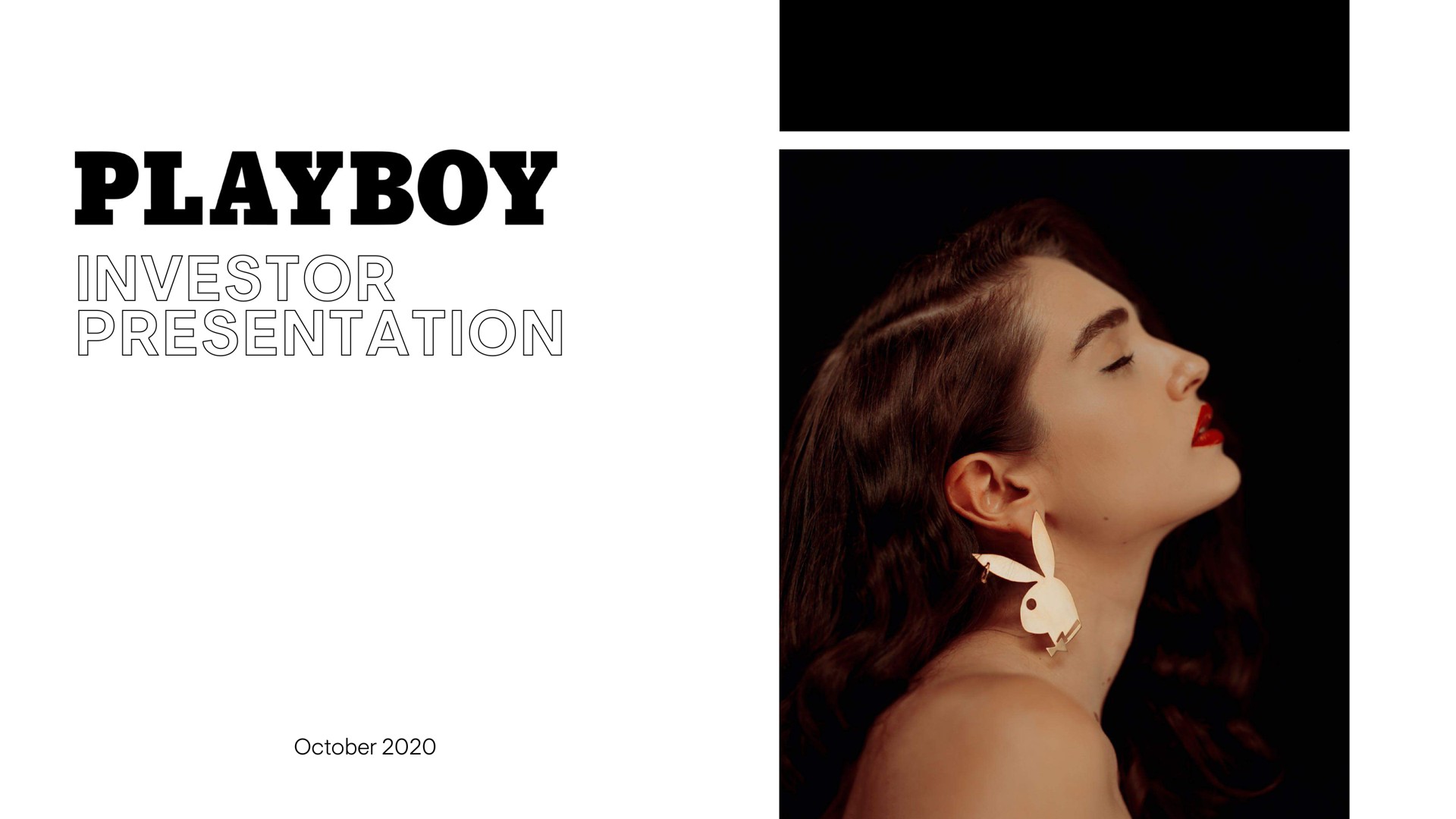 Playboy investment banking deck slide