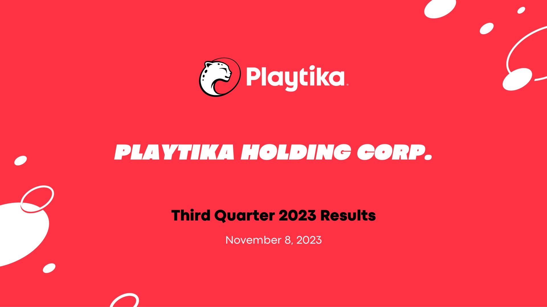 Playtika — Playtika Holding Corp. investment banking deck slide