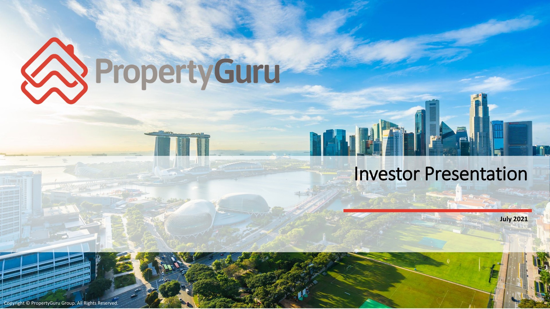Propertyguru — Investor Presentation investment banking deck slide