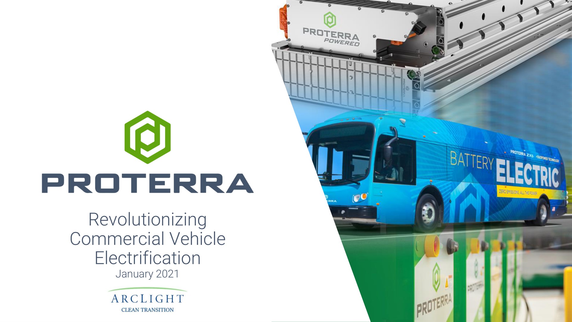 Proterra investment banking deck slide
