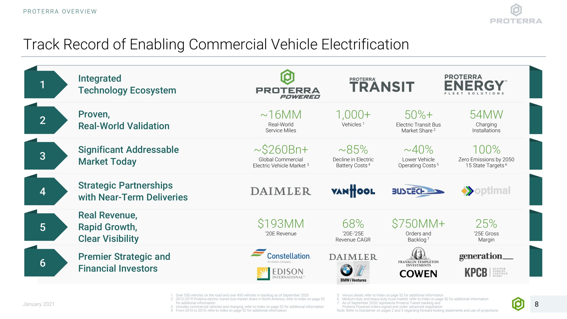 Table slide 8 from Proterra