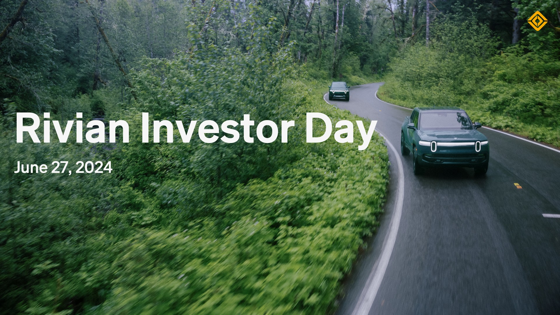Rivian Automotive — Rivian Investor Day investment banking deck slide