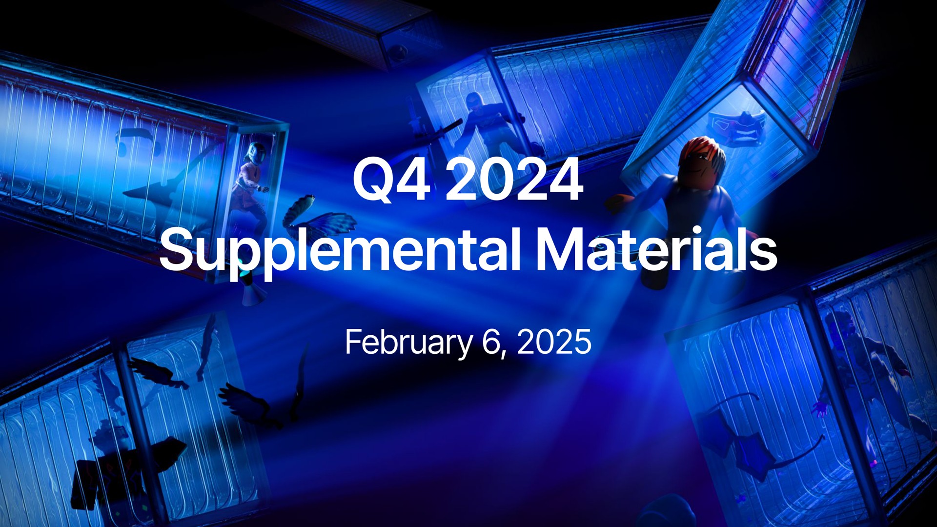 Roblox — Q4 2024 Supplemental Materials investment banking deck slide