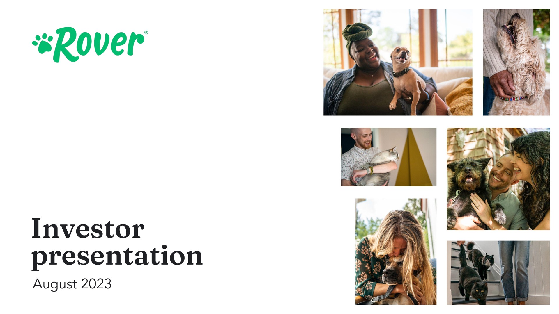 Rover — Investor presentation investment banking deck slide