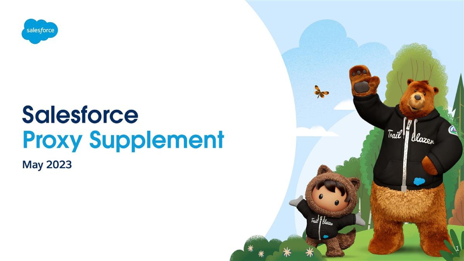 Salesforce — Salesforce Proxy Supplement investment banking deck slide