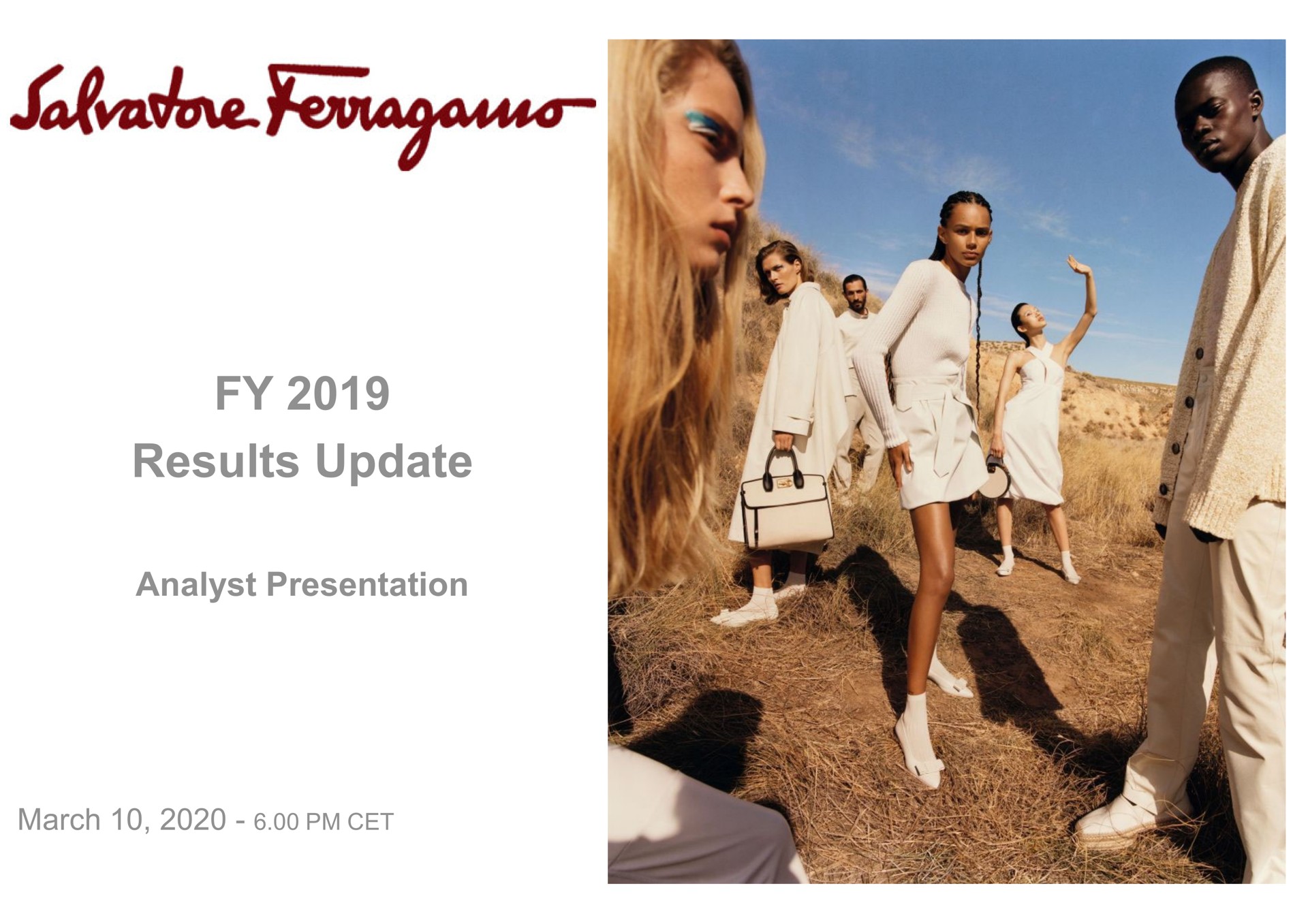 Salvatore Ferragamo — FY 2019 Results Update investment banking deck slide