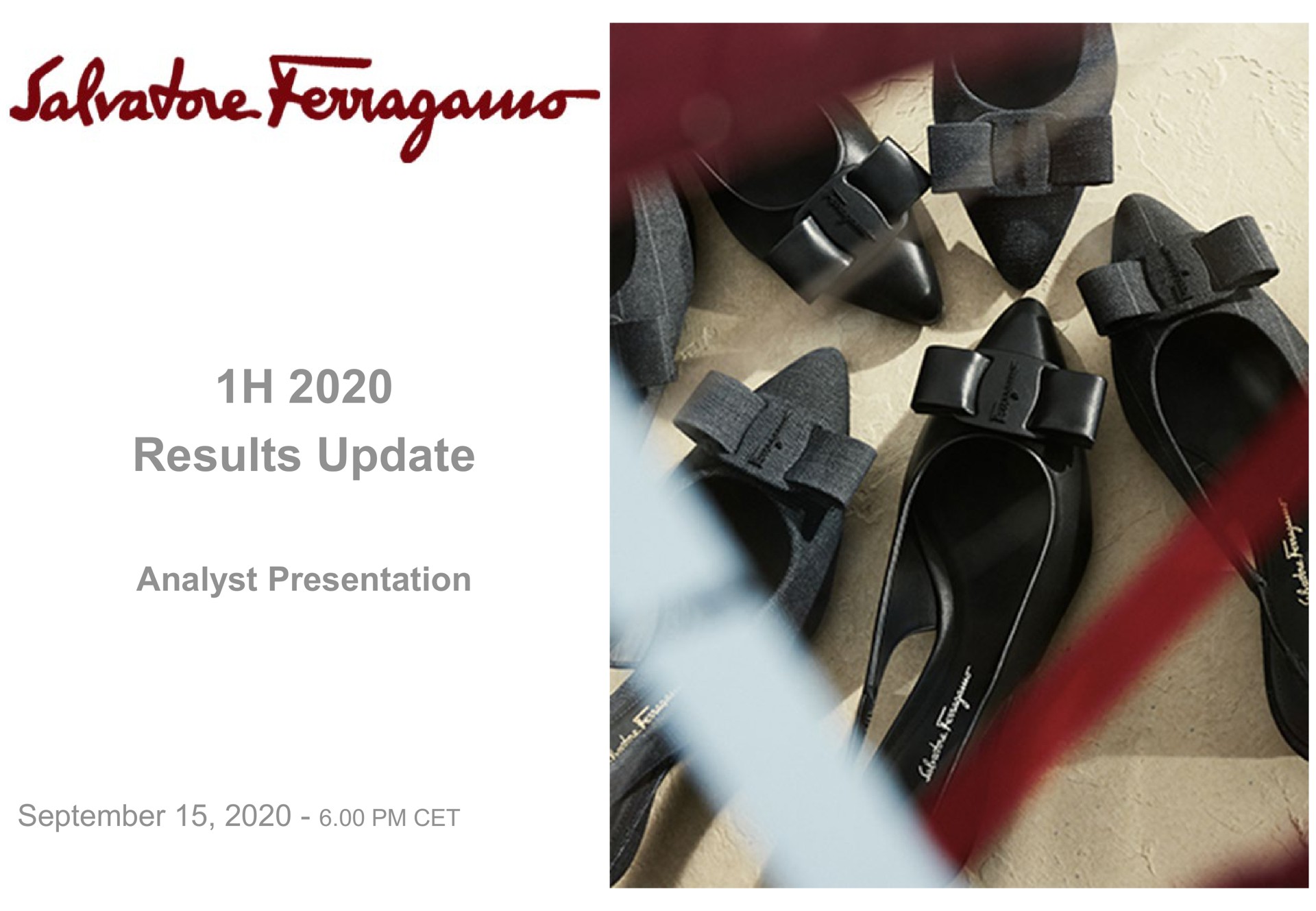 Salvatore Ferragamo — 1H 2020 Results Update investment banking deck slide