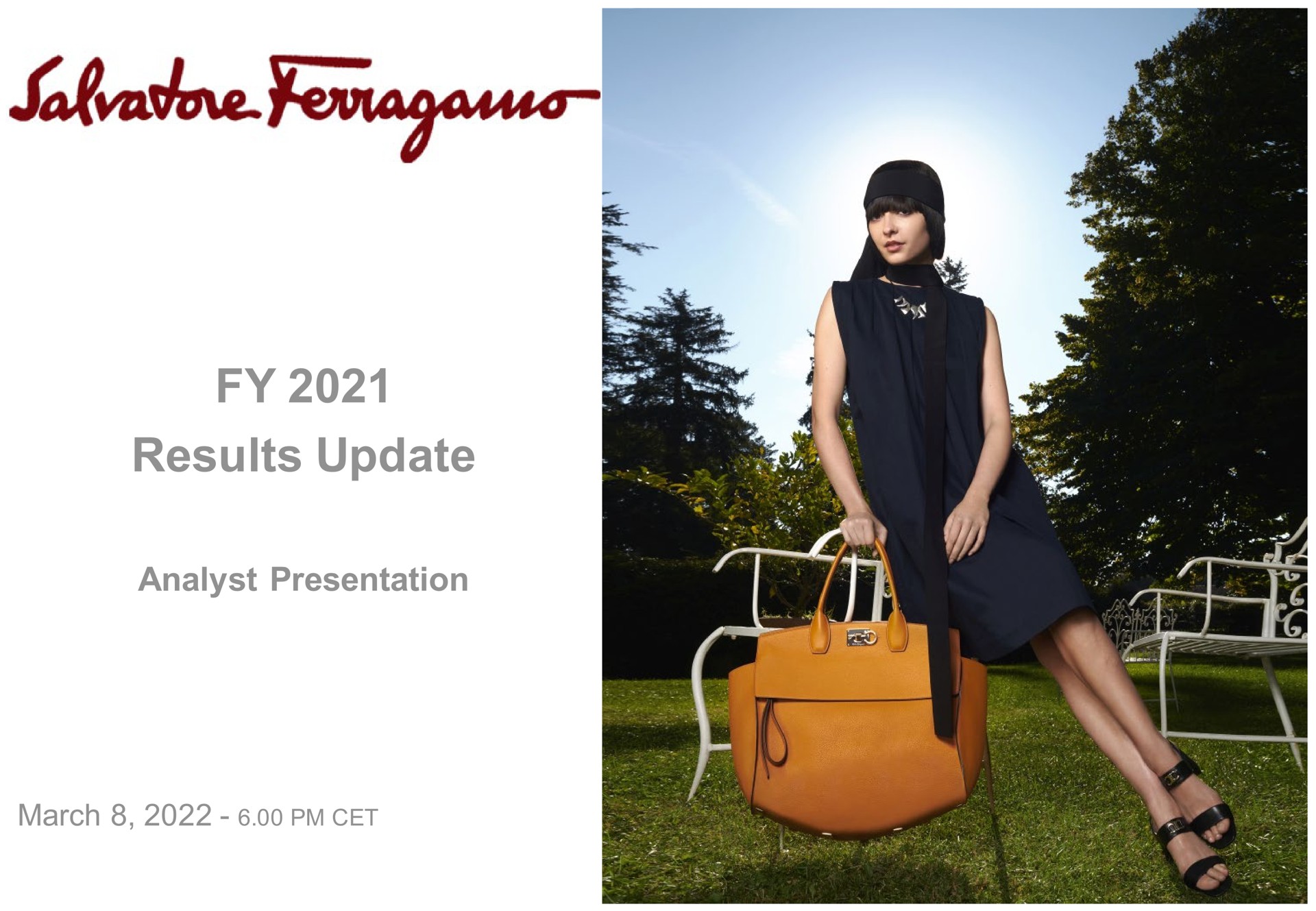 Salvatore Ferragamo — FY 2021 Results Update investment banking deck slide