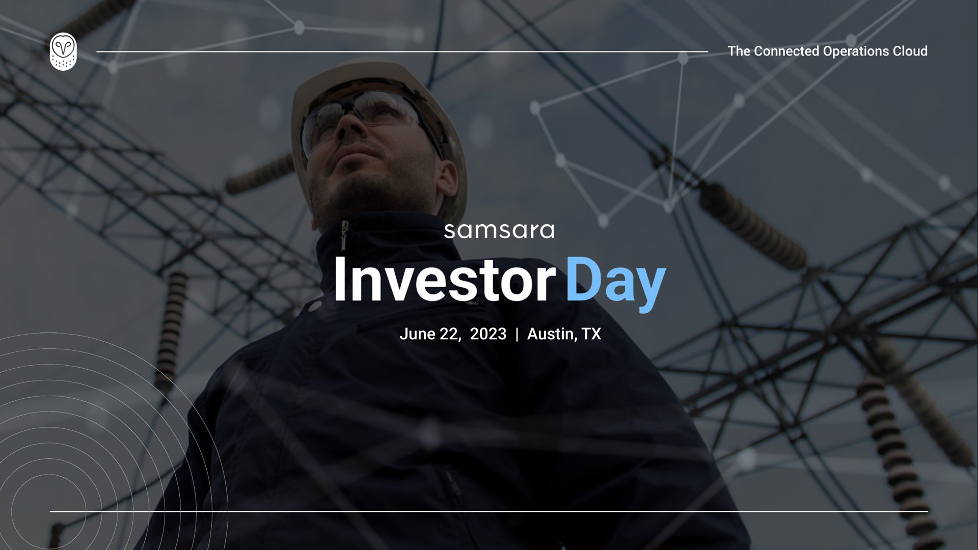 Samsara — Investor Day investment banking deck slide
