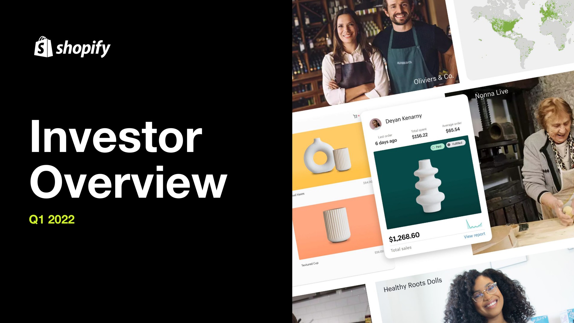 Shopify — Investor Overview investment banking deck slide