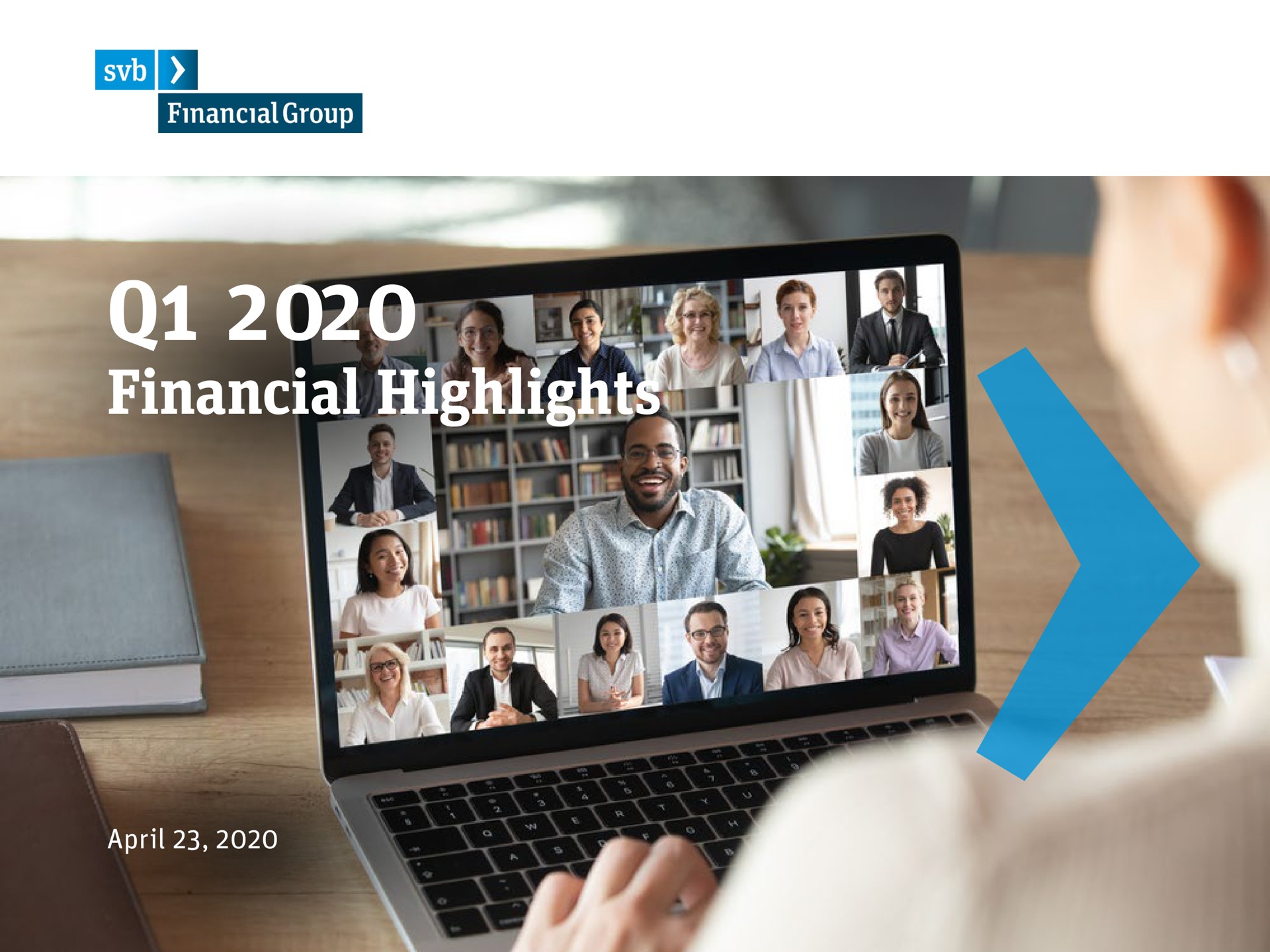 Silicon Valley Bank — Q1 2020 Financial Highlights investment banking deck slide