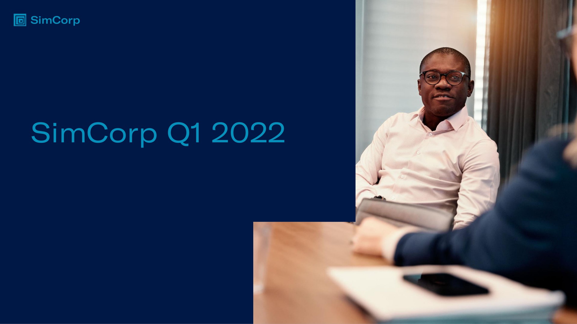 Simcorp — SimCorp Q1 2022 investment banking deck slide