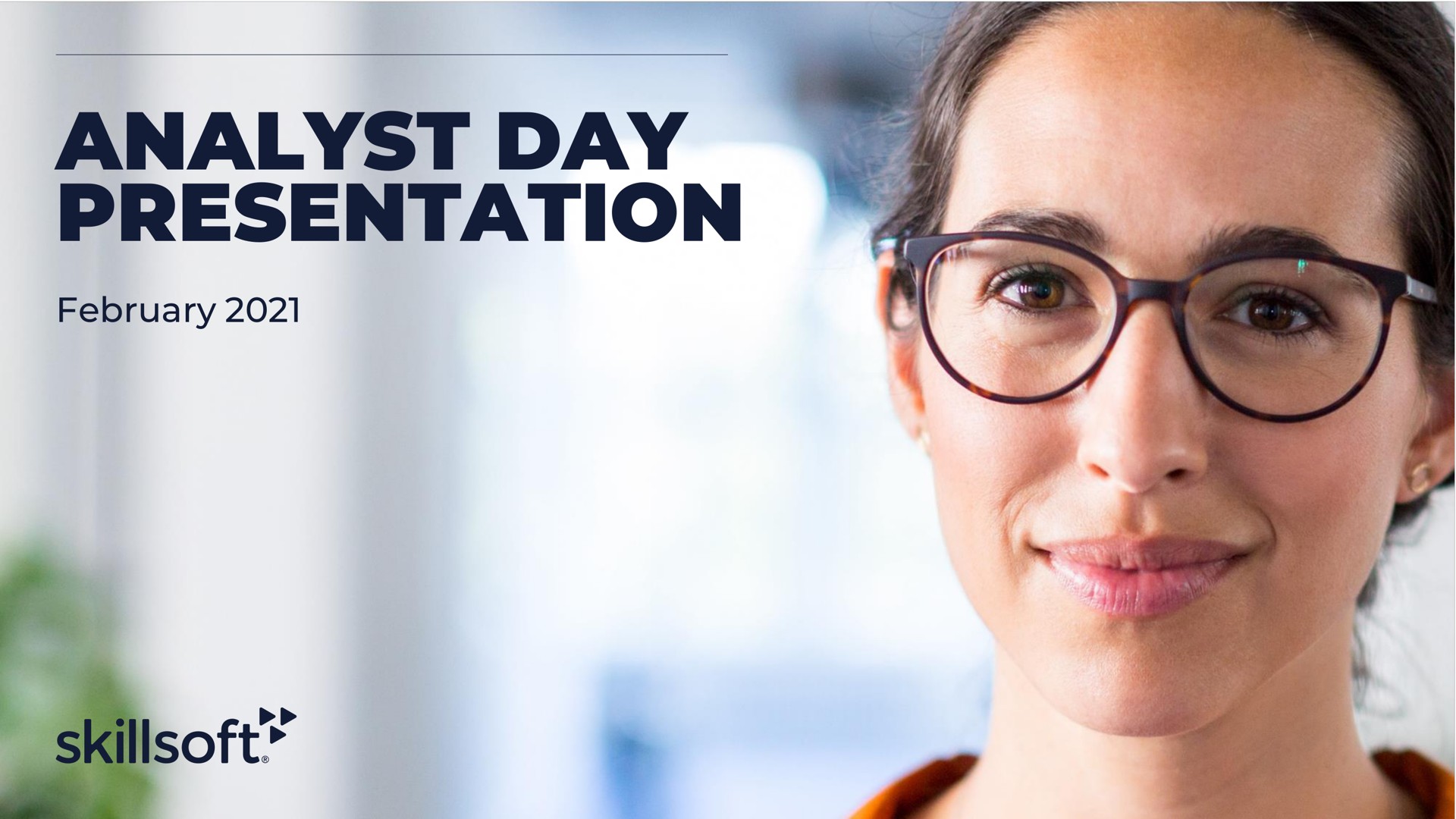 Skillsoft — Analyst Day Presentation investment banking deck slide