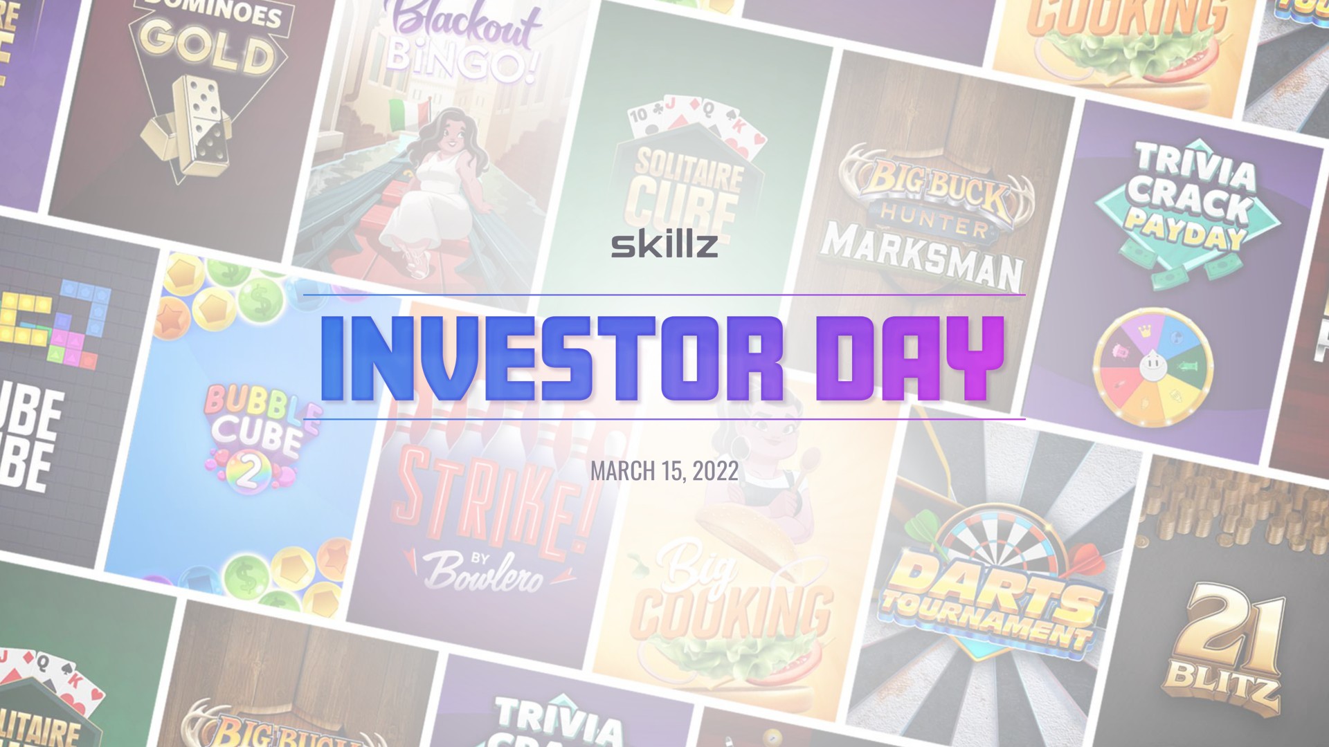 Skillz — Investor Day investment banking deck slide