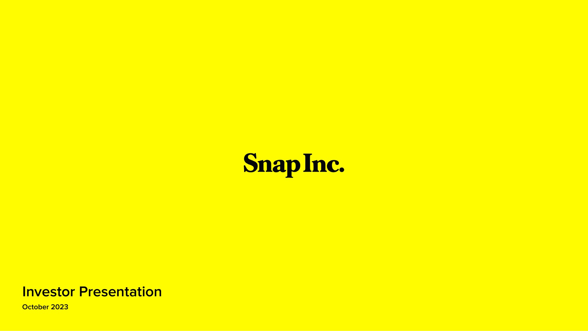 Snap Inc — Snap Inc. investment banking deck slide