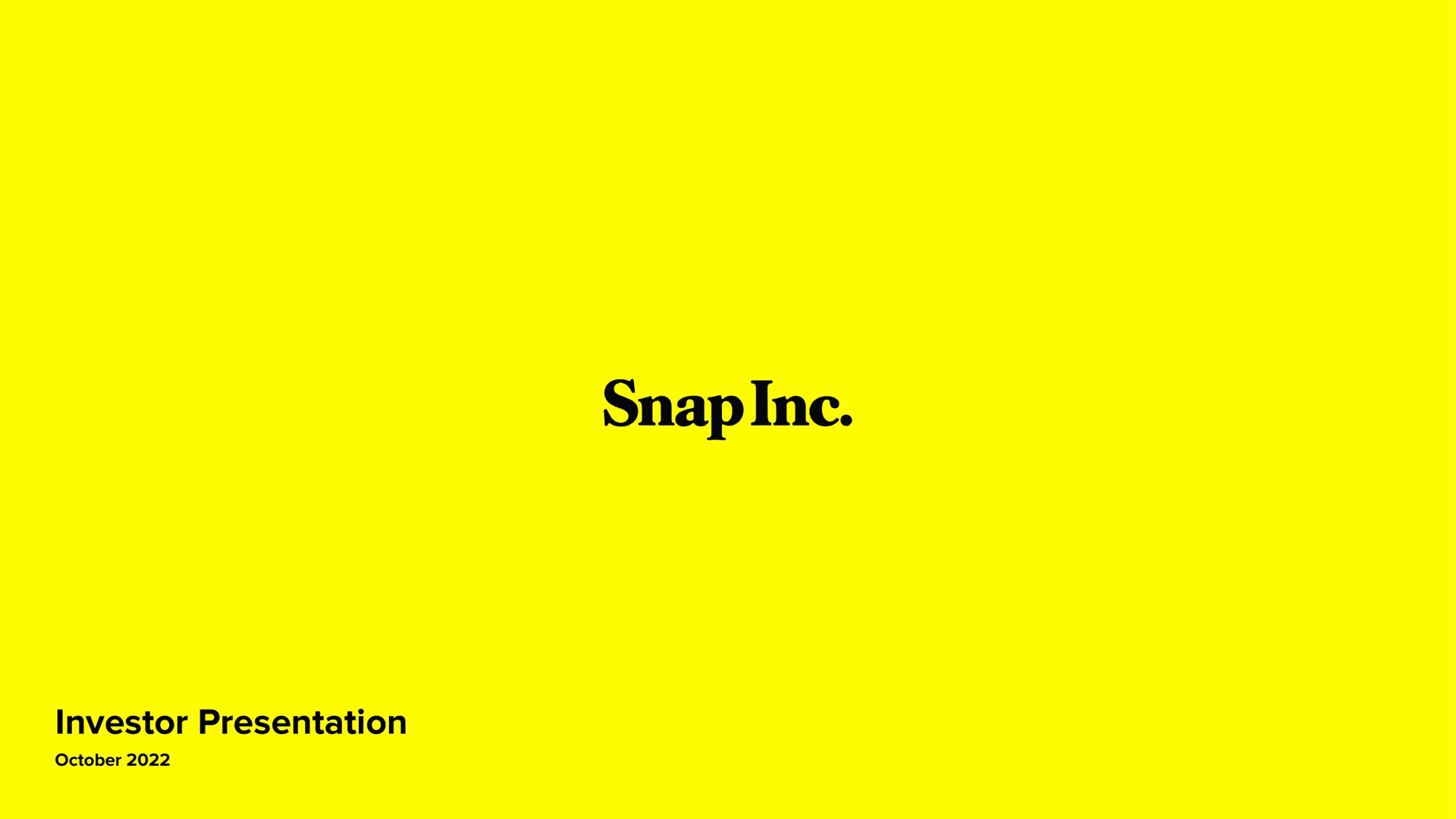 Snap Inc — Snap Inc. investment banking deck slide