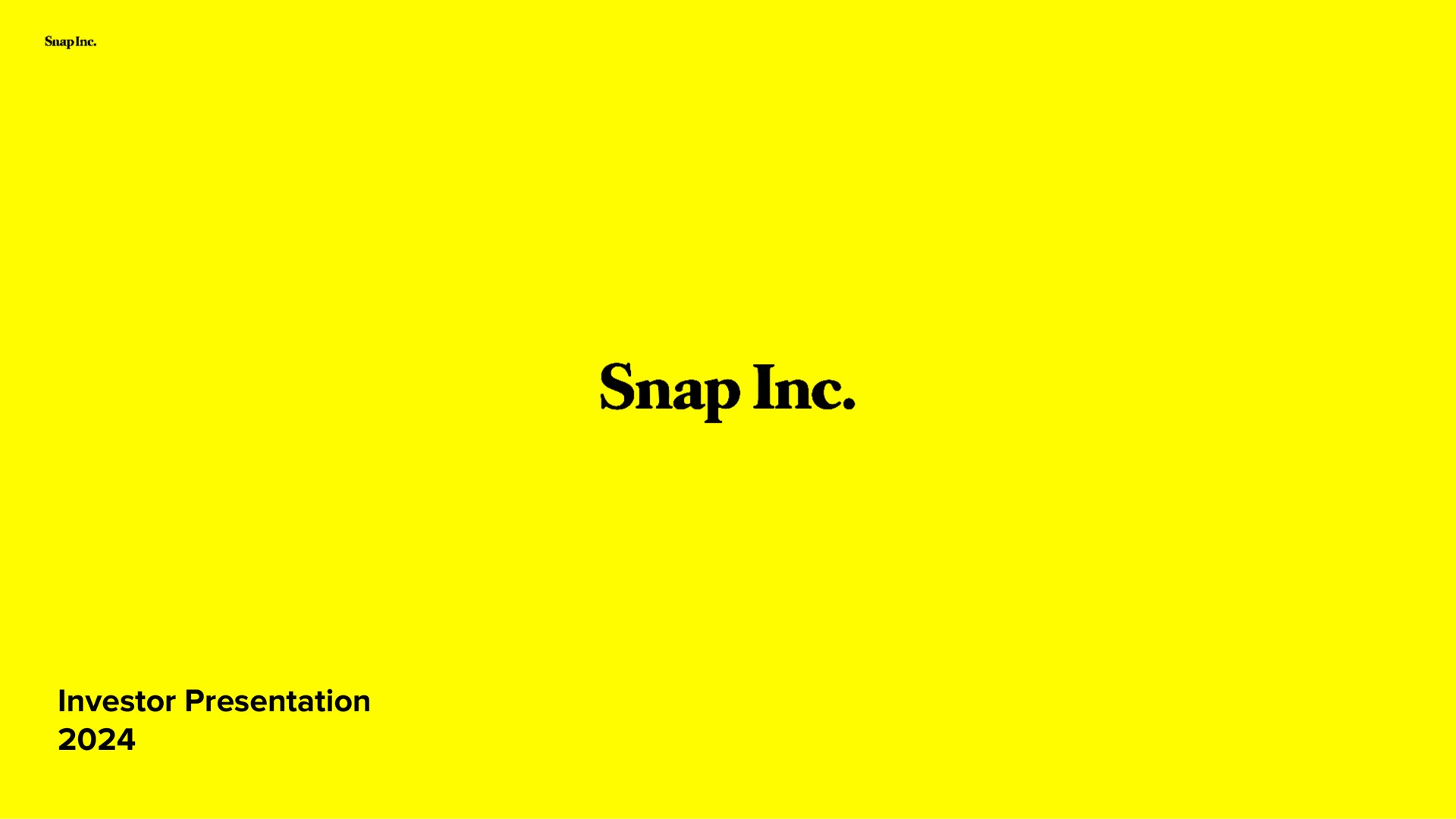 Snap Inc — Snap Inc. investment banking deck slide